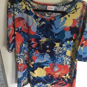 Lularoe 3XL Gigi Top EUC Floral